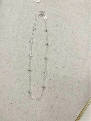 Mel - Sterling Silver Anklet & 2.5mm ball