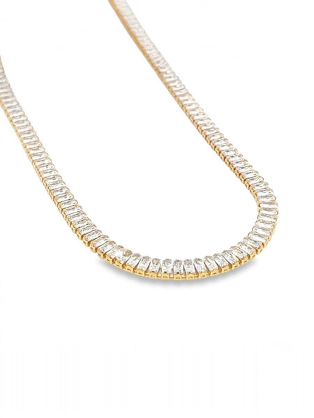 Gemma - CZ baguette Choker