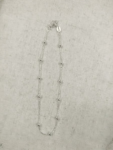 Dandrea - Diamond Cut & 3mm Ball anklet