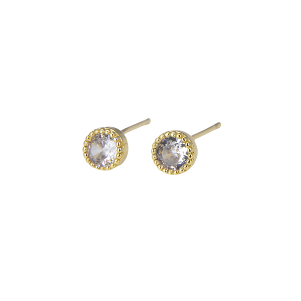 Gracey- Dainty Cubic Zirconia Studs