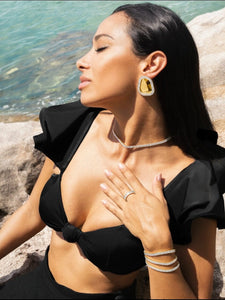 Gemma - CZ baguette Choker