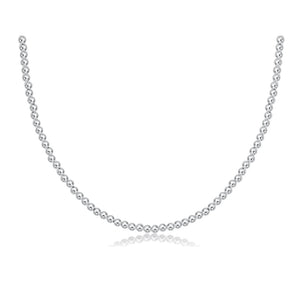 Bella Signature Sterling Silver Beaded Necklace