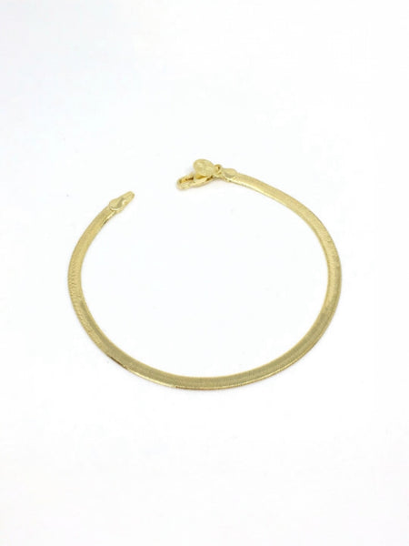 Gloria - Herringbone Anklet