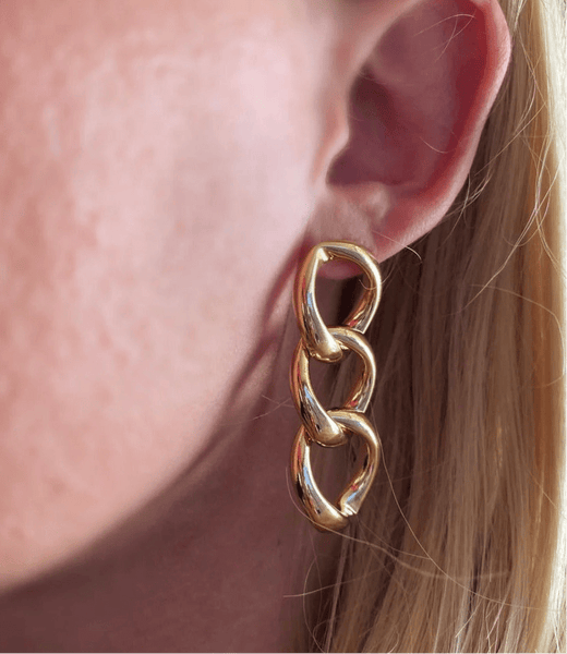 Aurora - Chain drop earrings