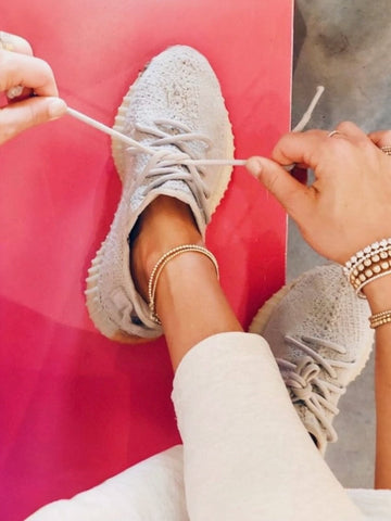 Bella Signature Gold Beaded Anklet