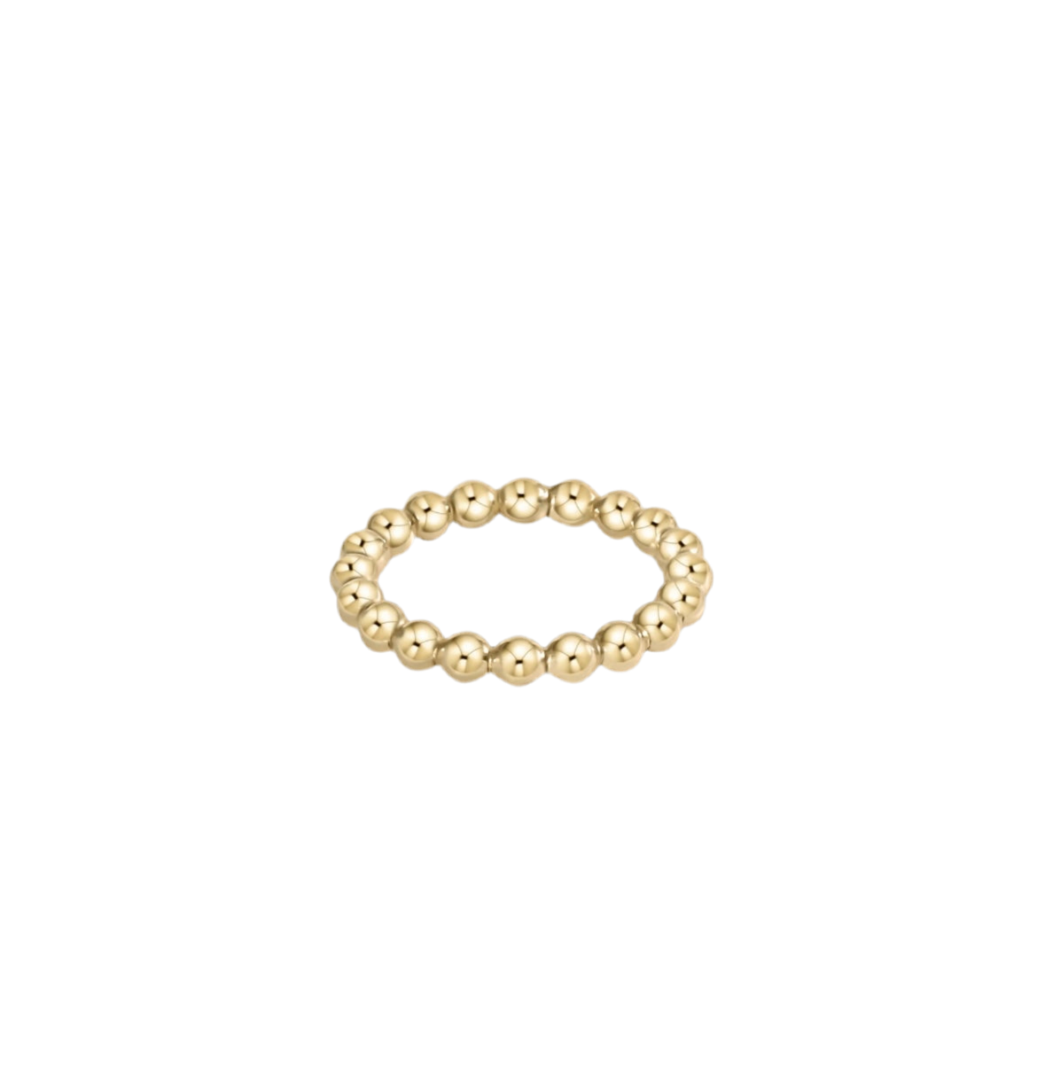 Bella Signature Gold Beaded Stretch Rings