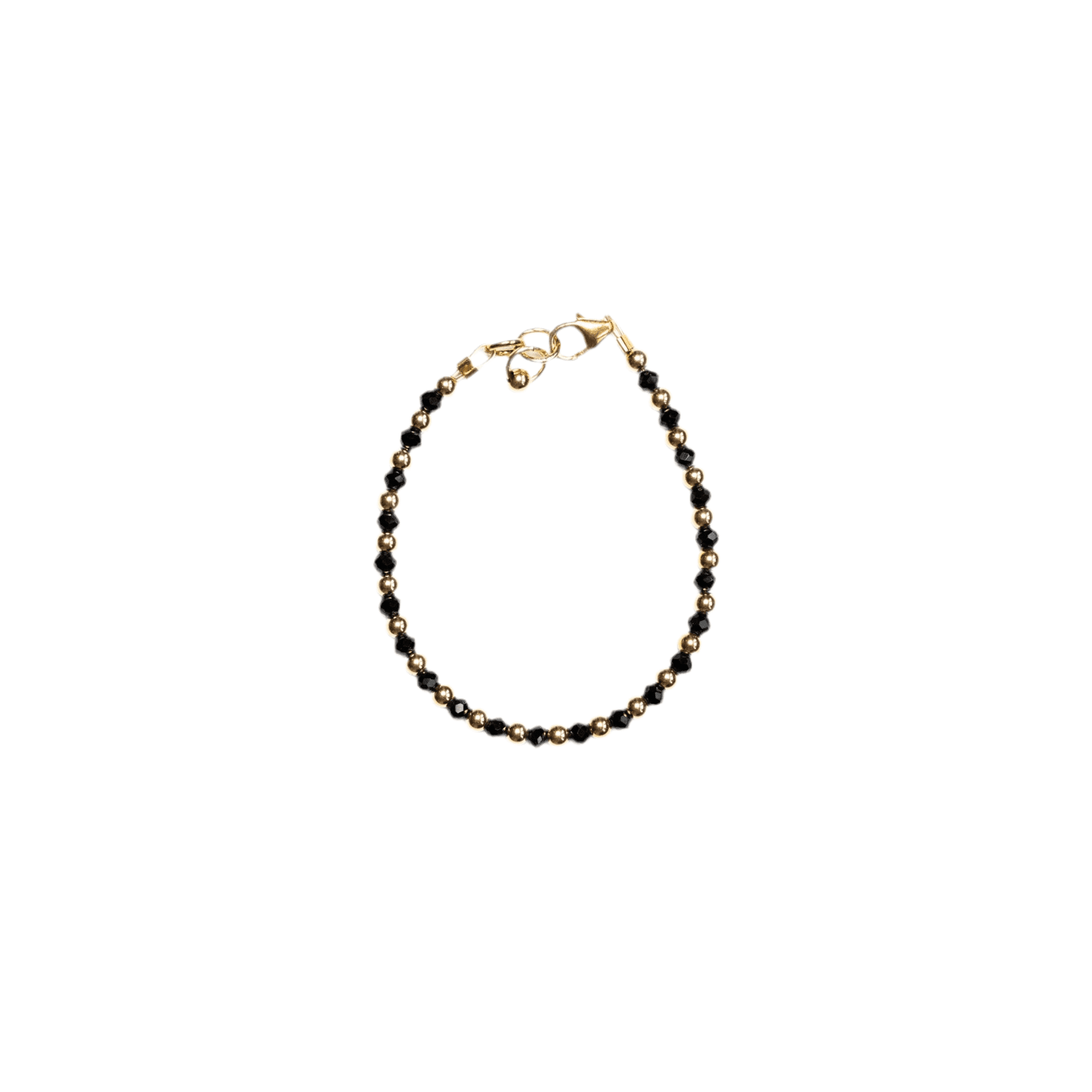 Bella Signature Bracelet with Black Crystal