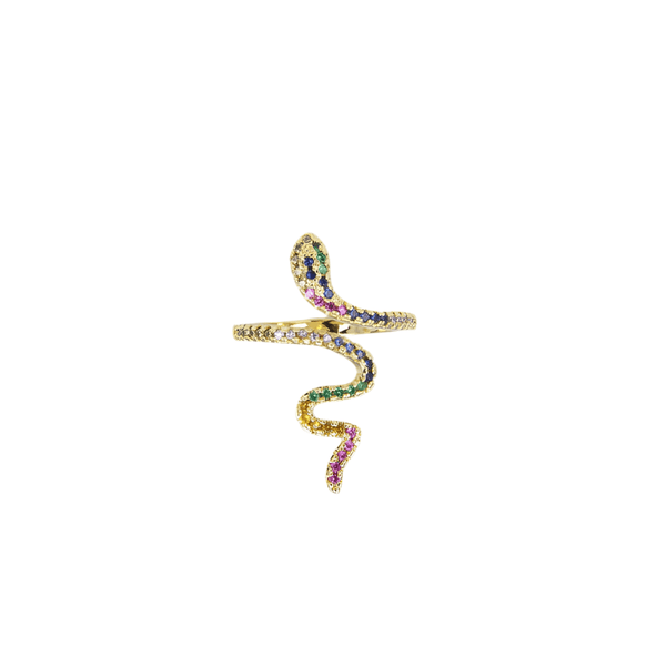 Gabriella - Adjustable Snake Ring