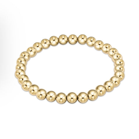 Bella Signature 6mm Gold Beaded Bracelet