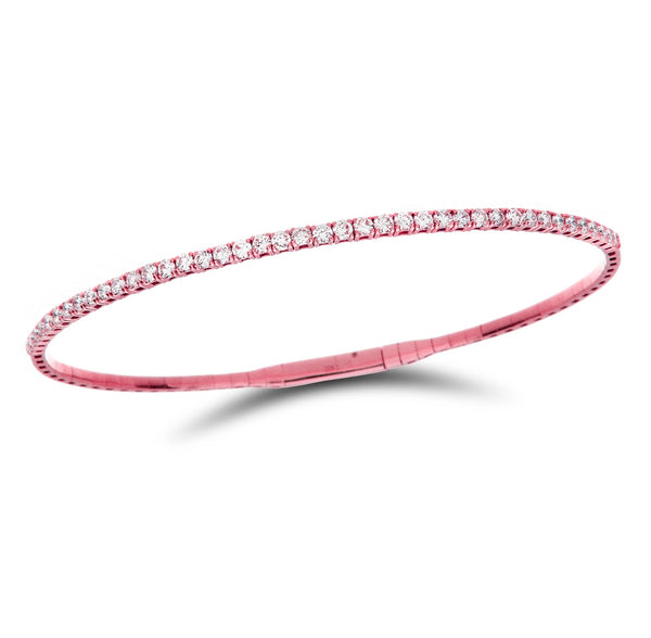 1 Carat Flexible Diamond Tennis Bracelet