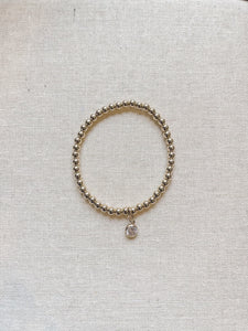 14K Gold Filled Bracelet with Cubic Zirconia