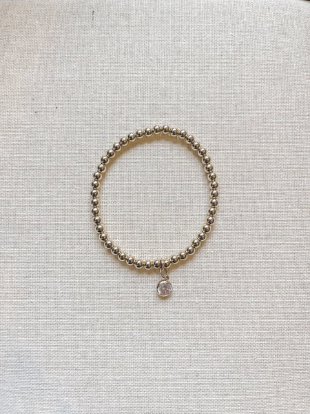 14K Gold Filled Bracelet with Cubic Zirconia