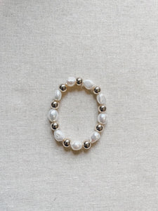 14K Gold Filled and Fresh Water Pearl Combination Bracelet