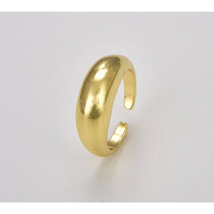 18K Gold Filled Chunky Dome Ring