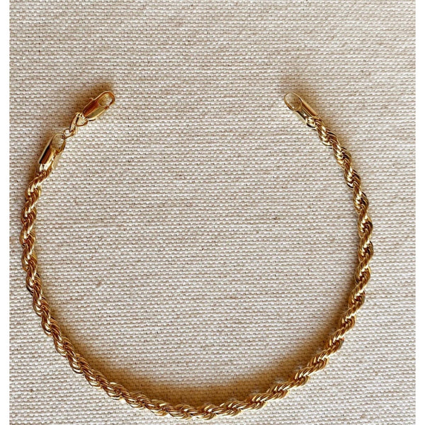 18k Gold Filled Rope Anklet Rope Anklet