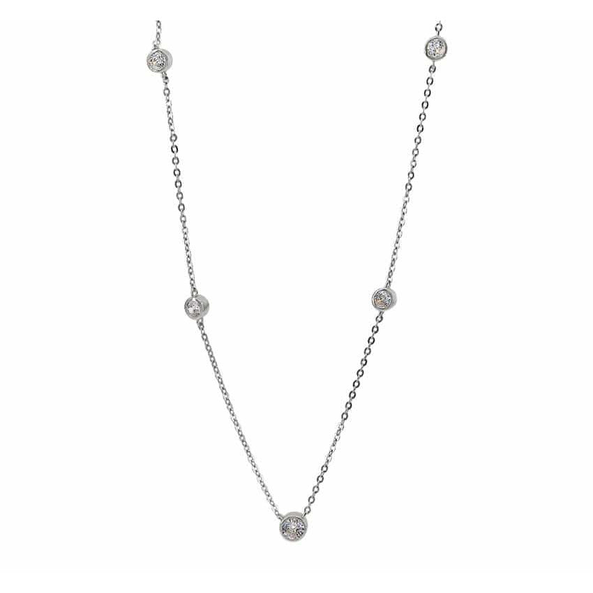 Cubic zirconia necklace