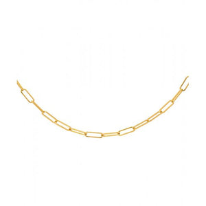 Gold Vermeil 4.7mm Paperclip Necklace