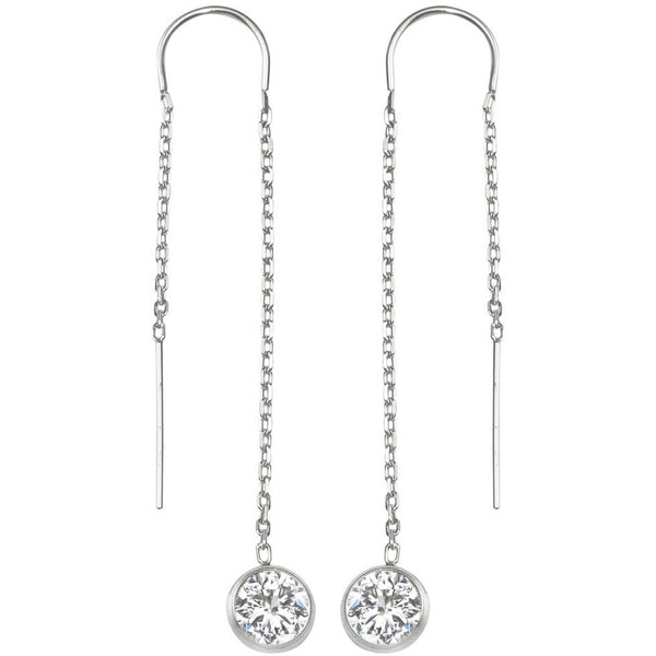 U-Threaders Earrings with Cubic Zirconia