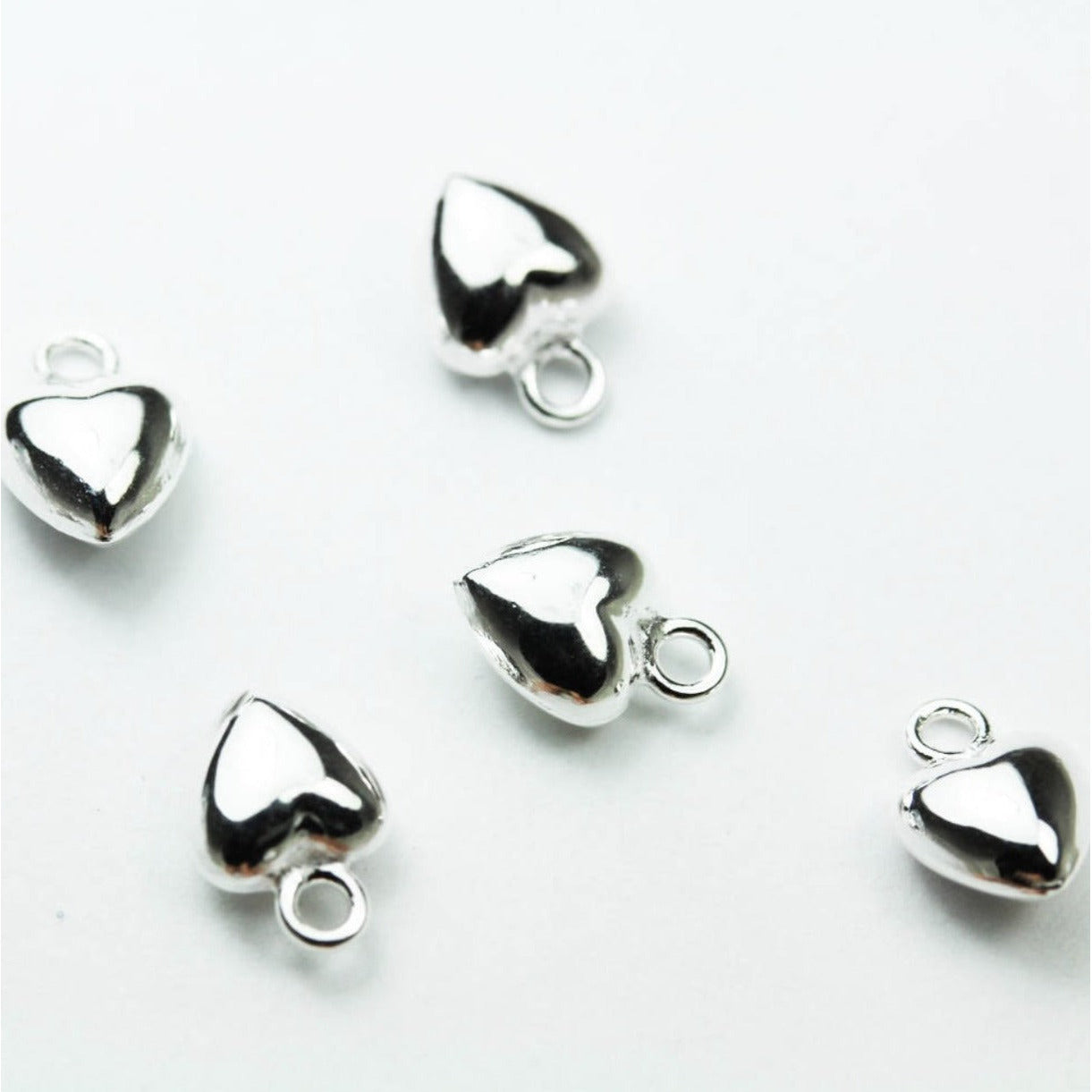 Sterling Silver Bubble Heart Charm